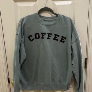 Women’s Coffee Sweatshirt Goodie Two Sleeves